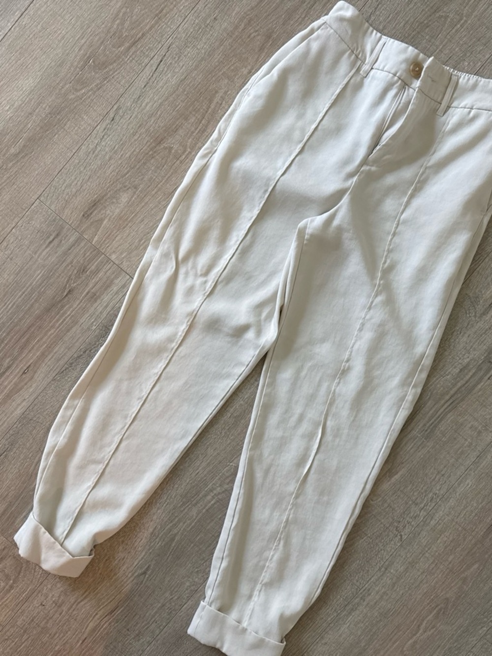a new day Light Cream Tapered women’s Chinos